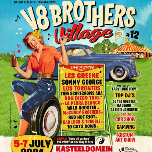 affiche V8 brothers 2024 Village 12