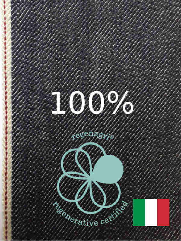 New denim regenagri 15oz from Italy Candiani