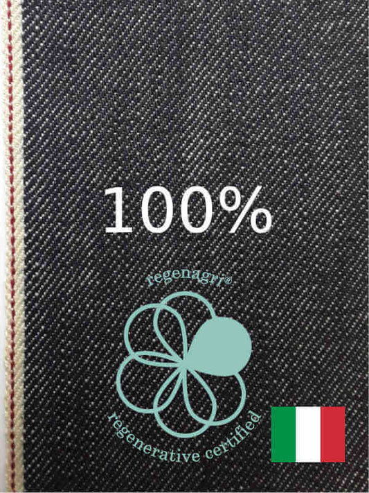 New denim regenagri 15oz from Italy Candiani