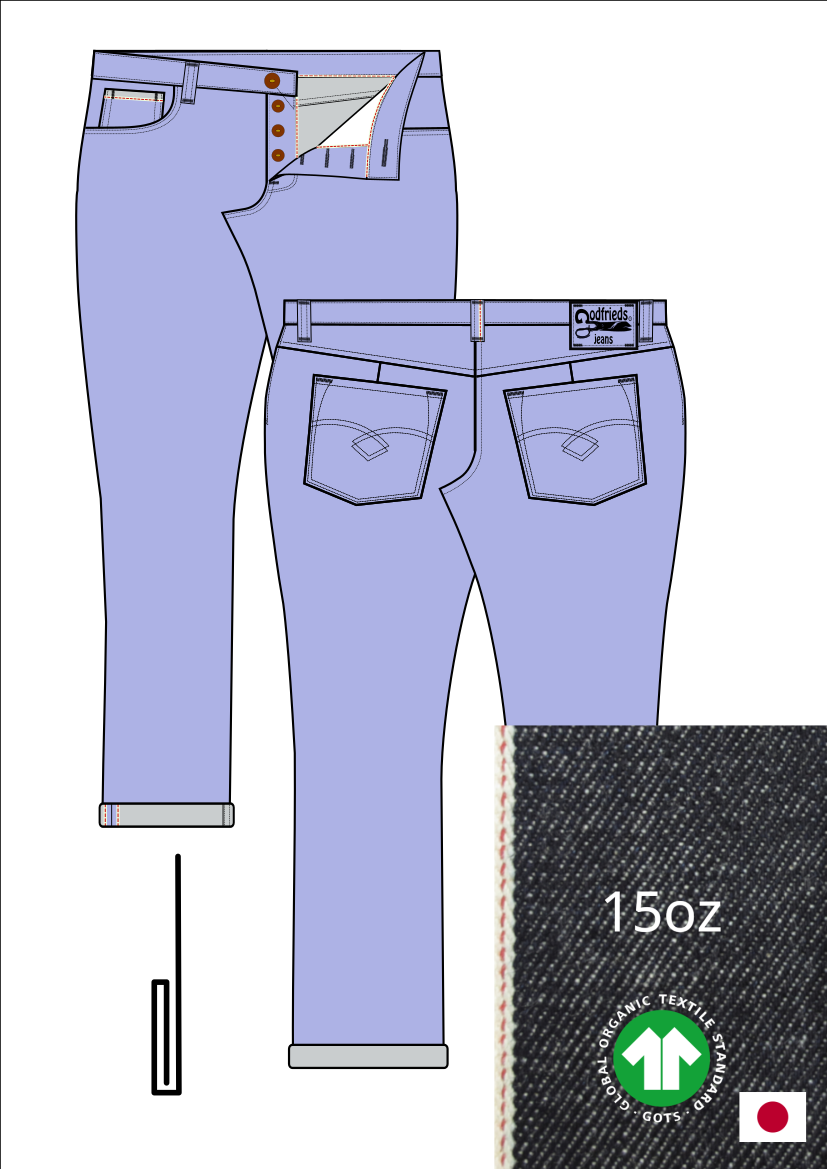 Passende jeans op maat (MTM) Godfrieds Jeans