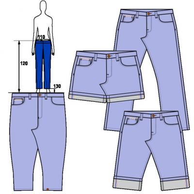 Godfrieds dimensions de jeans