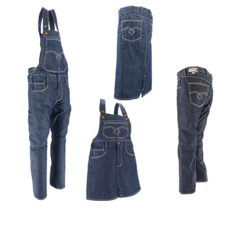 verschillende Modellen Godfrieds jeans